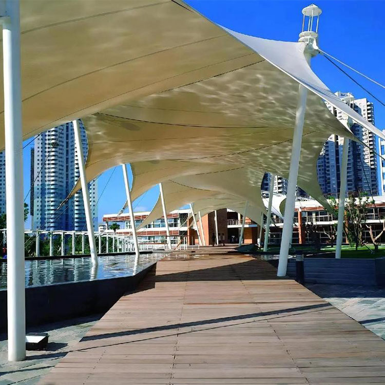 金平膜结构景观棚