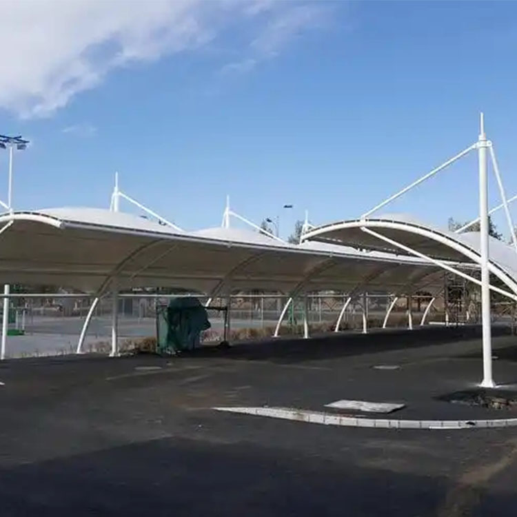 金平膜结构电动车棚